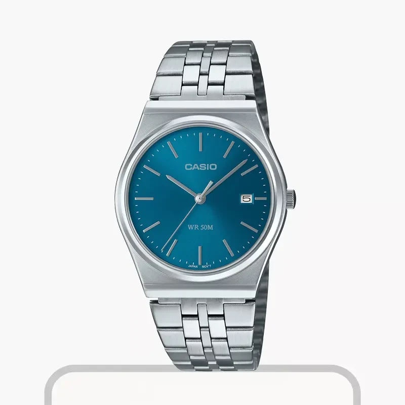 Casio Blue Dial Analog Men's Watch | MTP-B145D-2A2V